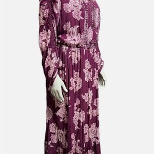 Floral Purple Maxi Dress